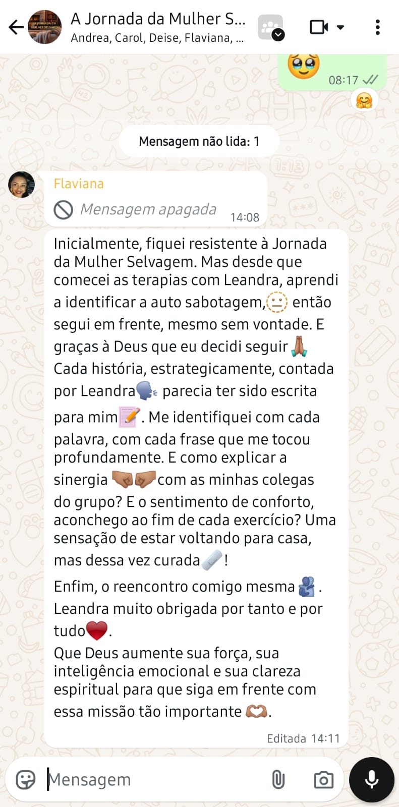Depoimento Flaviana