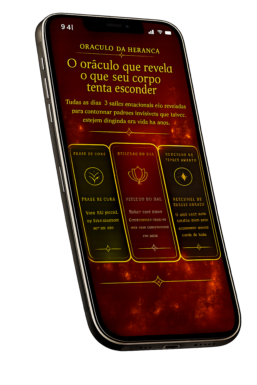 Oráculo Herança Materna
